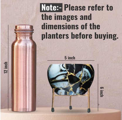 Handcrafted Pot for Tabletop Gardens and Arrangements